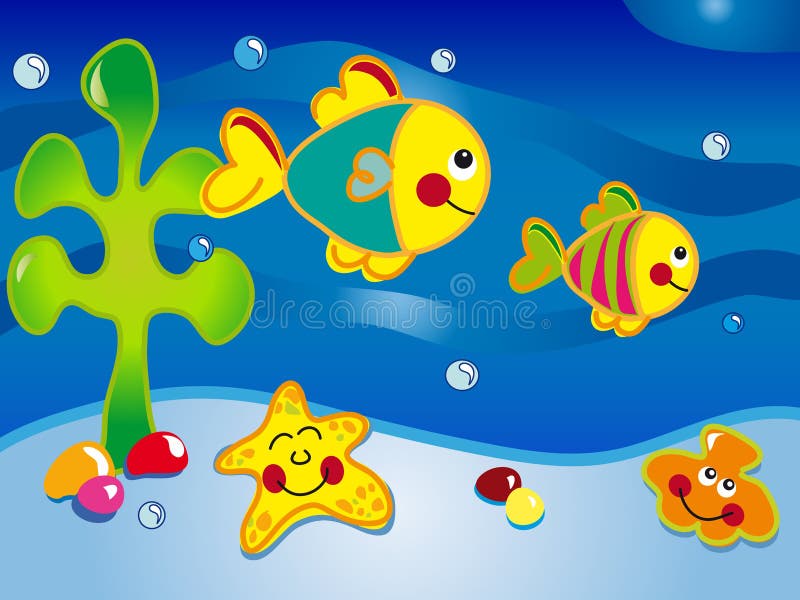Historieta Del Paisaje Marino Stock de ilustración - Ilustración de acuario, dorado: 6873789 Historieta Del Paisaje Marino Stock de ilustración - Ilustración de acuario, dorado: 6873789