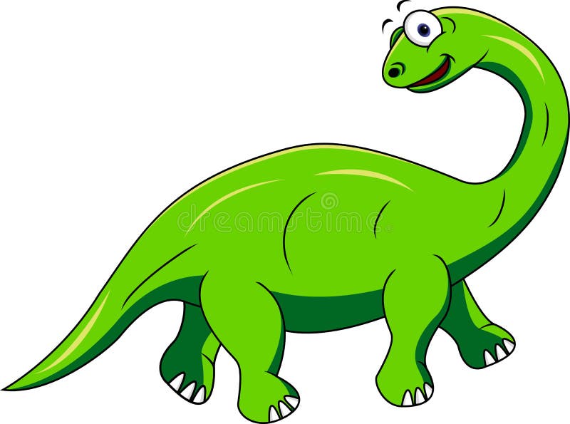Historieta Linda Del Dinosaurio Ilustración del Vector - Ilustración de  verde, lagarto: 33230511