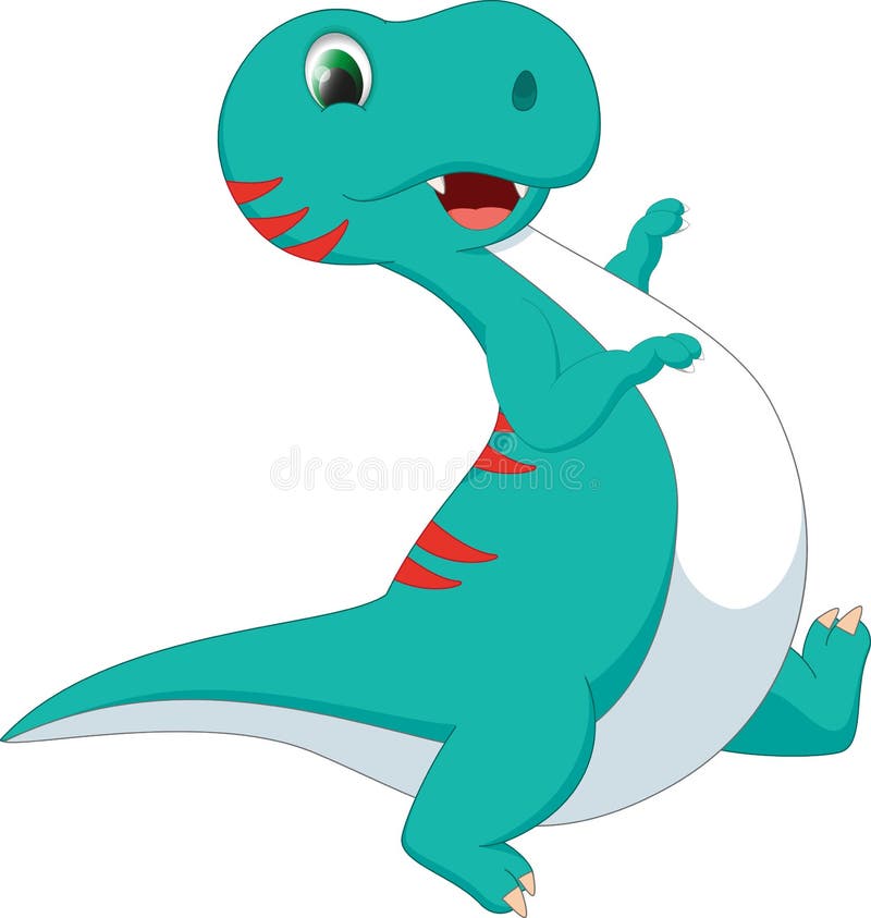 Historieta linda del dinosaurio libre illustration Historieta linda del dinosaurio libre illustration