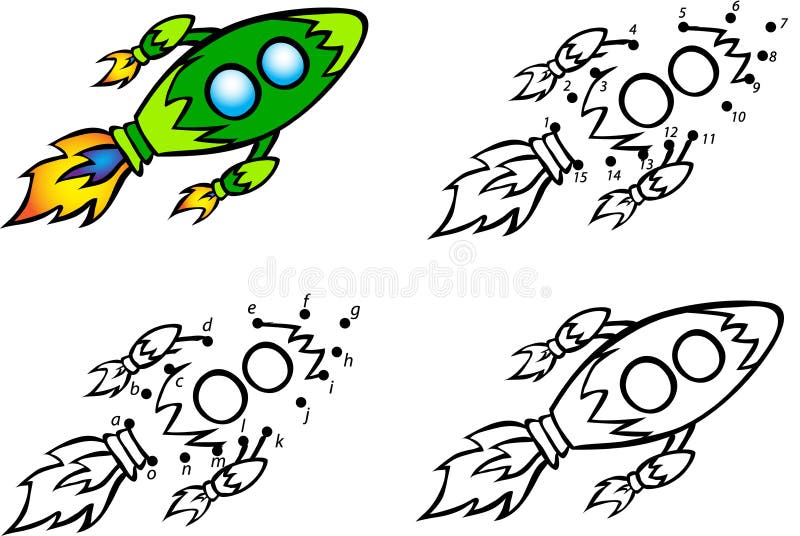 Historieta Rocket Ilustración del vector Colorante y punto para puntear el gam ilustración del vector Historieta Rocket Ilustración del vector Colorante y punto para puntear el gam ilustración del vector