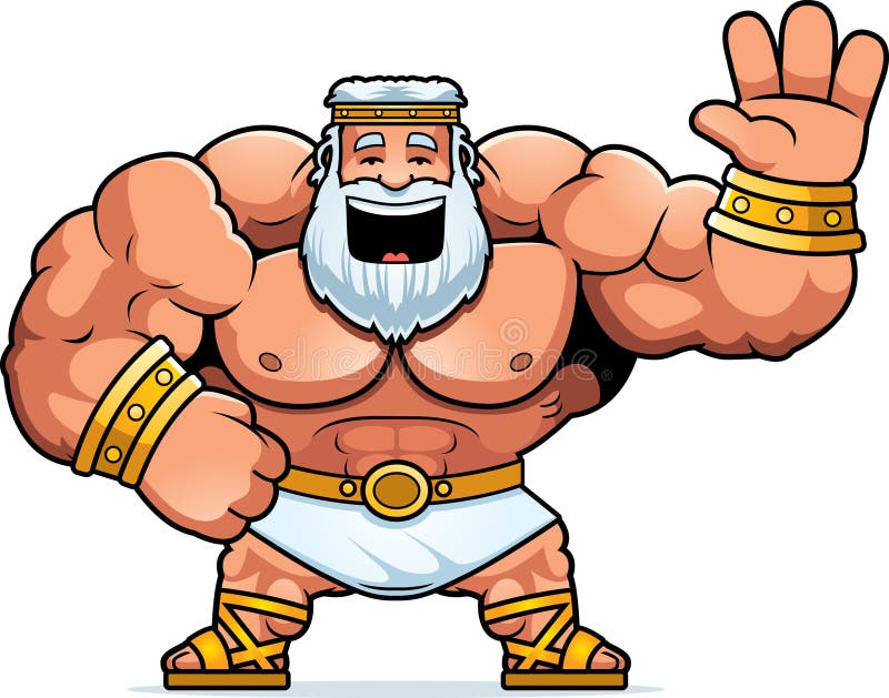 Historieta Zeus Waving libre illustration Historieta Zeus Waving libre illustration