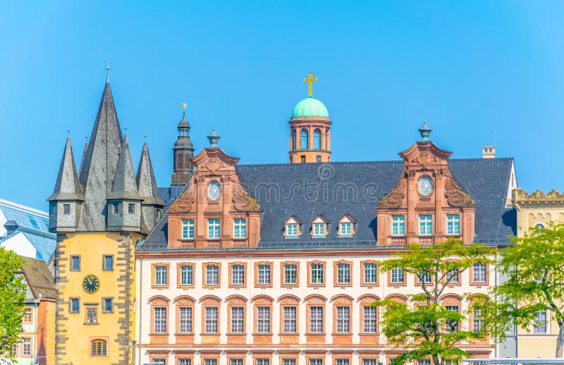 Historisch museum in frankfurt - duitsland royalty-vrije stock foto's