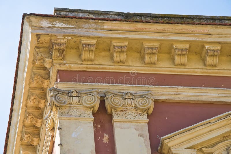 Historical palace of Bari. Puglia. Italy. Historical palace of Bari. Puglia. Italy.