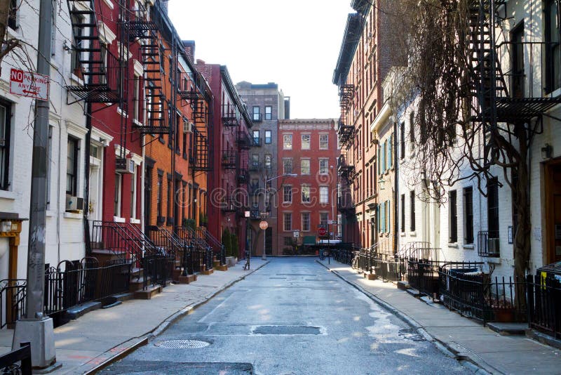 Historische homosexuelle Straße in New York City lizenzfreies stockfoto Historische homosexuelle Straße in New York City lizenzfreies stockfoto