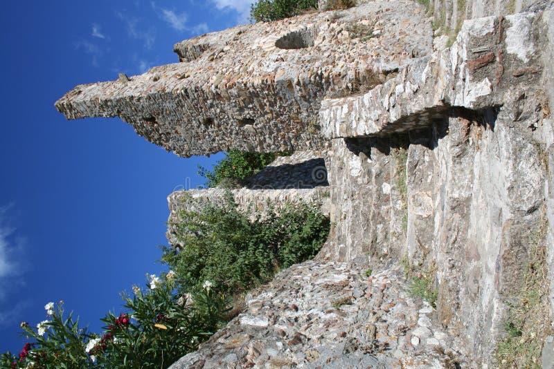 Historisch Mystras royalty-vrije stock afbeeldingen