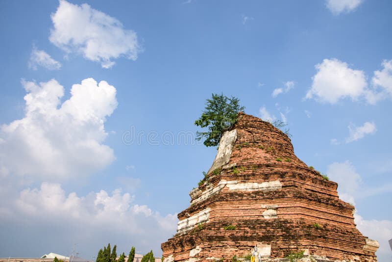 Historische Pagode der thailändischen Geschichte stockbilder Historische Pagode der thailändischen Geschichte stockbilder