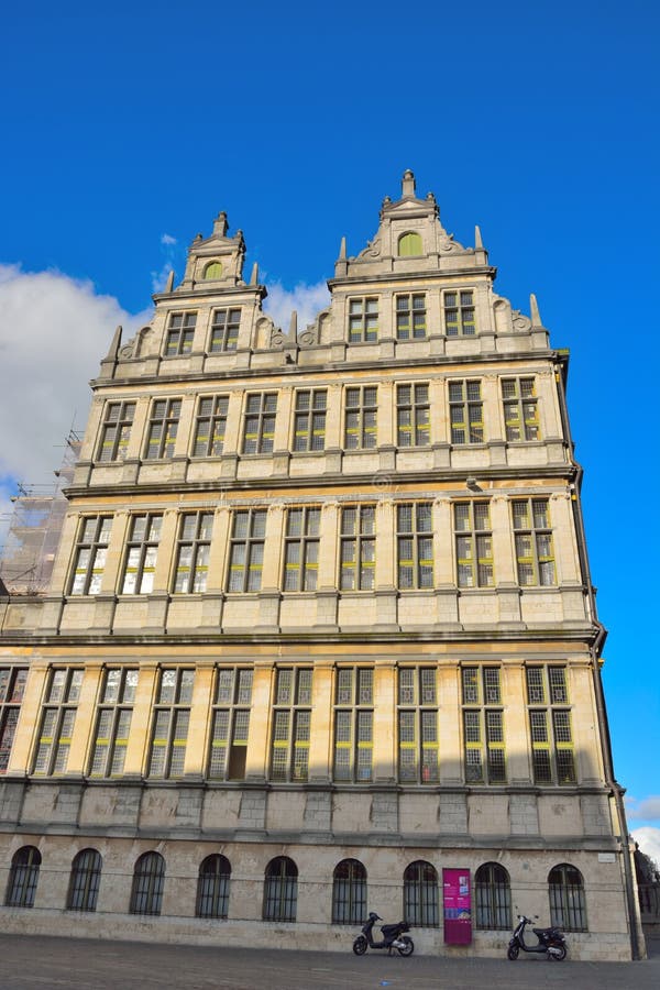 Stadhuis van Gent redactionele stock foto. Image of plan 42136068