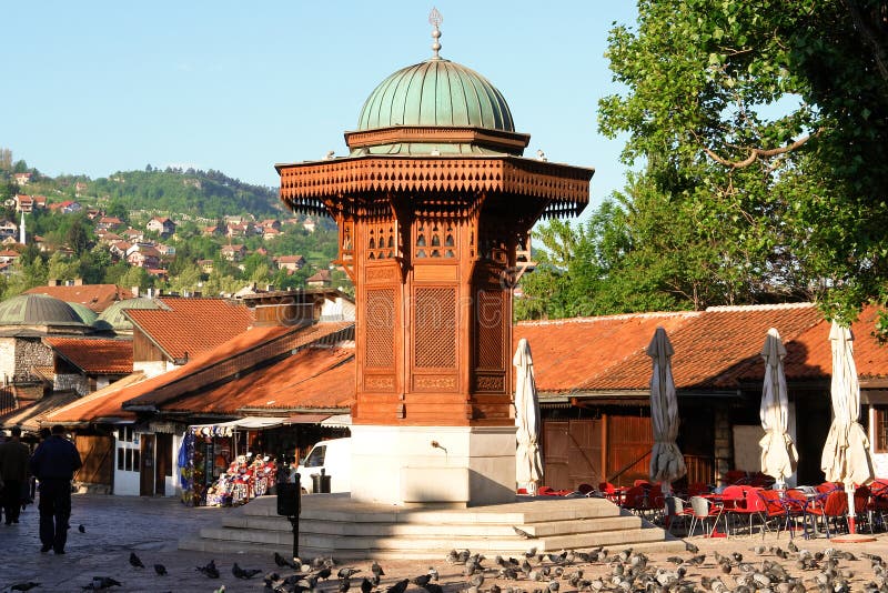Historischer Fount in Sarajevo, Bosnien-Herzegowina