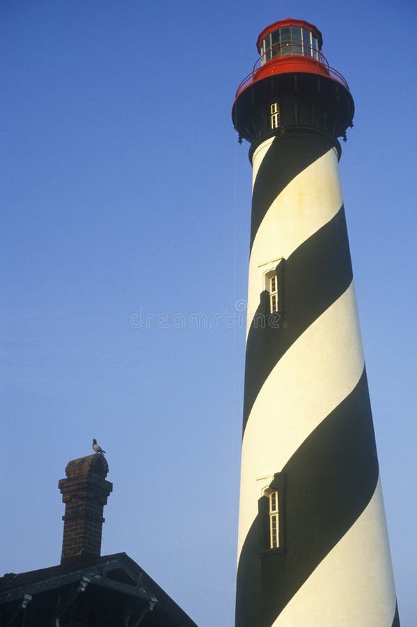 Historisches St. Augustine Lighthouse in St Augustine, FL