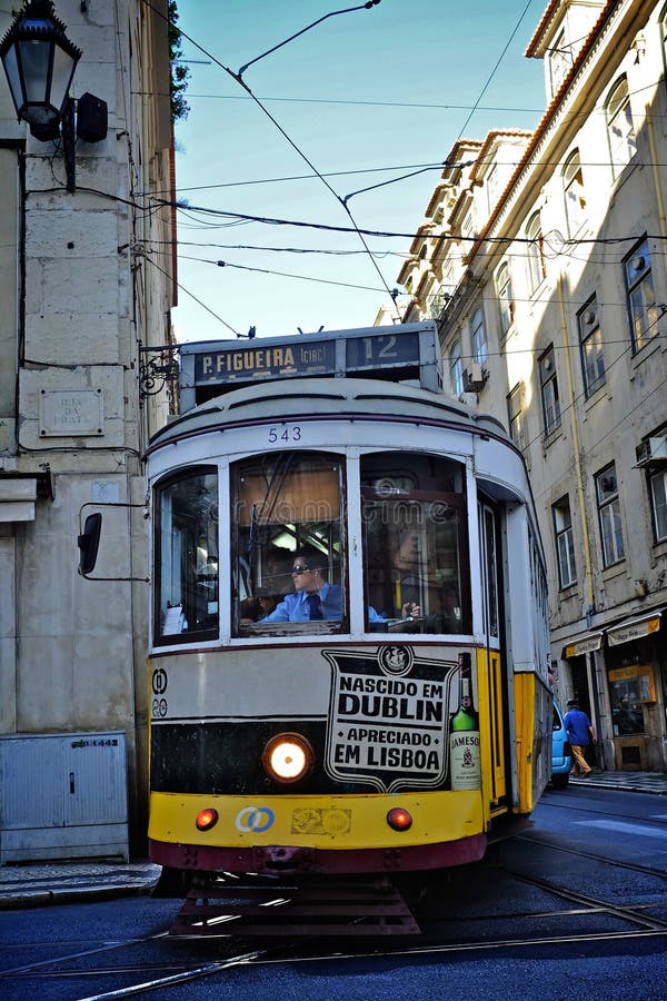 Historisk Lissabon spårvagn royaltyfri fotografi Historisk Lissabon spårvagn royaltyfri fotografi