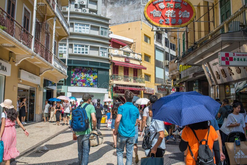 historisk mitt av Macao fotografering för bildbyråer historisk mitt av Macao fotografering för bildbyråer