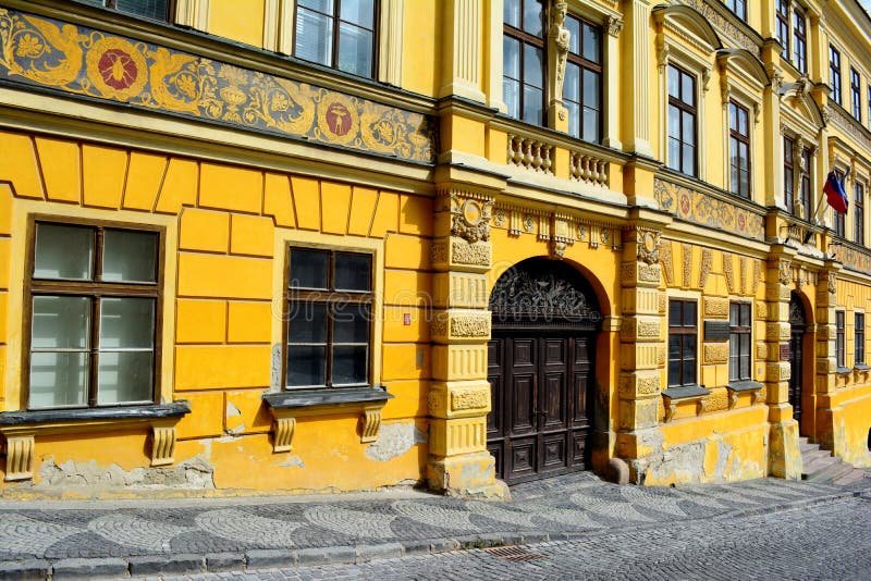 Historická budova v Banské Štiavnici, Slovensko
