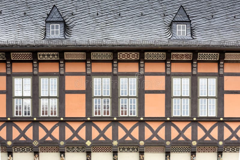 Historyczny ryglowy dom fotografia royalty free