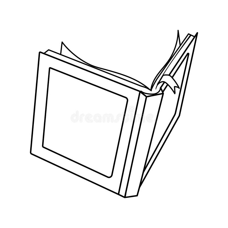 História aberta do conto de fadas do livro do vetor ilustração royalty free História aberta do conto de fadas do livro do vetor ilustração royalty free