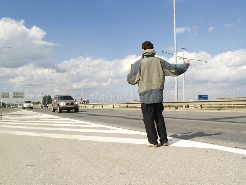 Hitchhiker Picture. Image 3212265