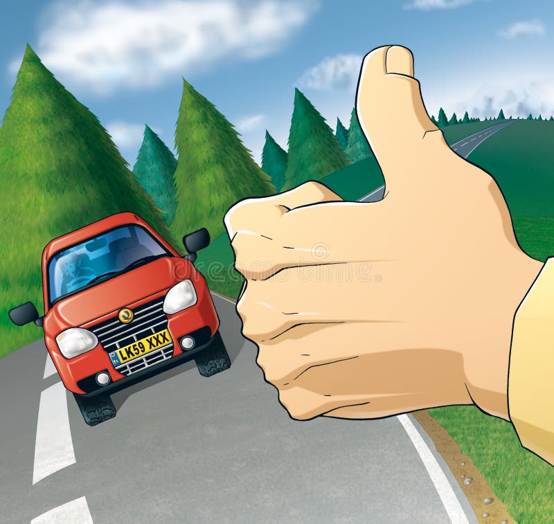 Hitchhiker Stock Illustrations 821 Hitchhiker Stock Illustrations