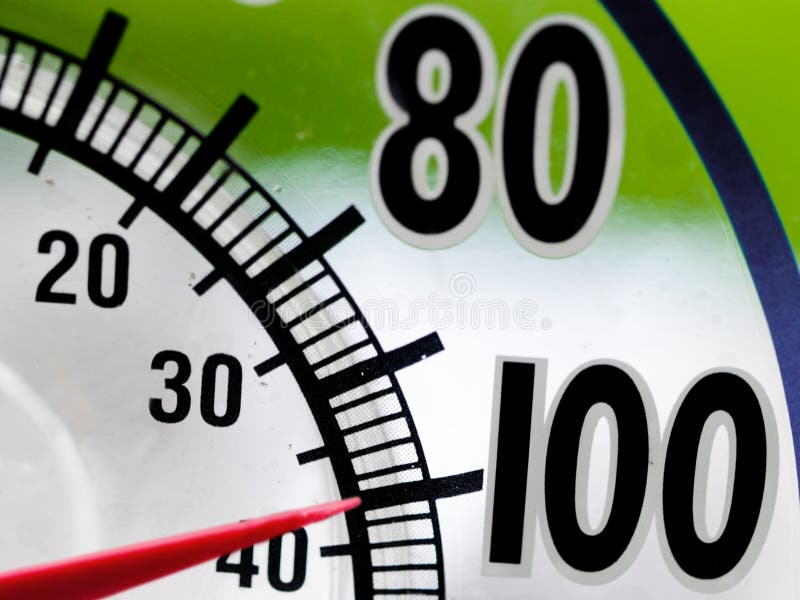 Hitzewelle 100 Grad-Fenster-Thermometer