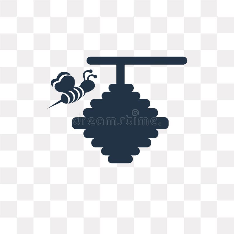 Hive vector icon isolated on transparent background, Hive transparency concept can be used web and mobile, Hive icon