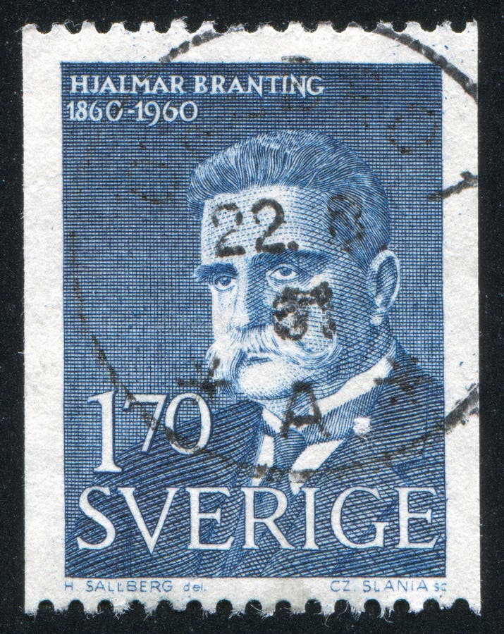 Hjalmar Branting royaltyfri foto Hjalmar Branting royaltyfri foto