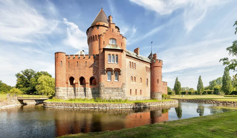 Hjularod Slott royalty free stock image Hjularod Slott royalty free stock image