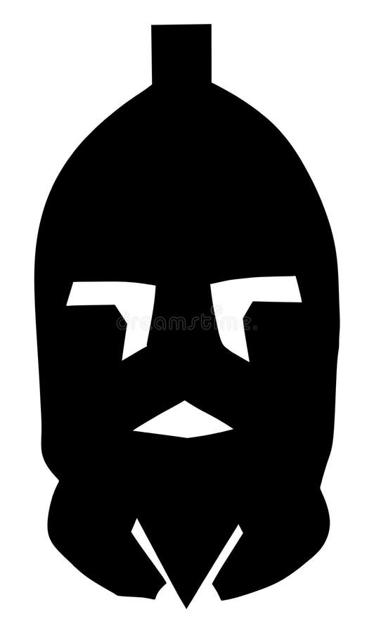 Hjälm av en medeltida harnesk Hjälmkontur av legionären av den gamla Rome soldaten vektor illustrationer Hjälm av en medeltida harnesk Hjälmkontur av legionären av den gamla Rome soldaten vektor illustrationer