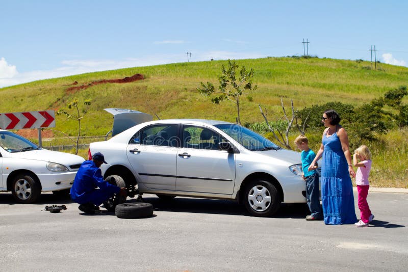 Väghjälp royaltyfri fotografi