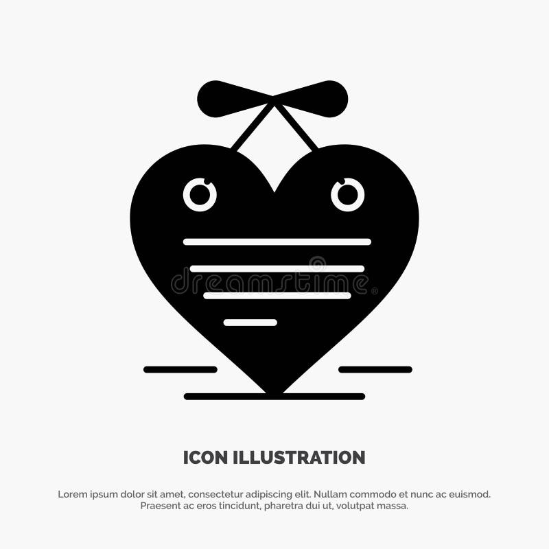Hjärta hängande hjärta, kalender, vektor för symbol för skåra för förälskelsebokstav fast royaltyfri illustrationer Hjärta hängande hjärta, kalender, vektor för symbol för skåra för förälskelsebokstav fast royaltyfri illustrationer