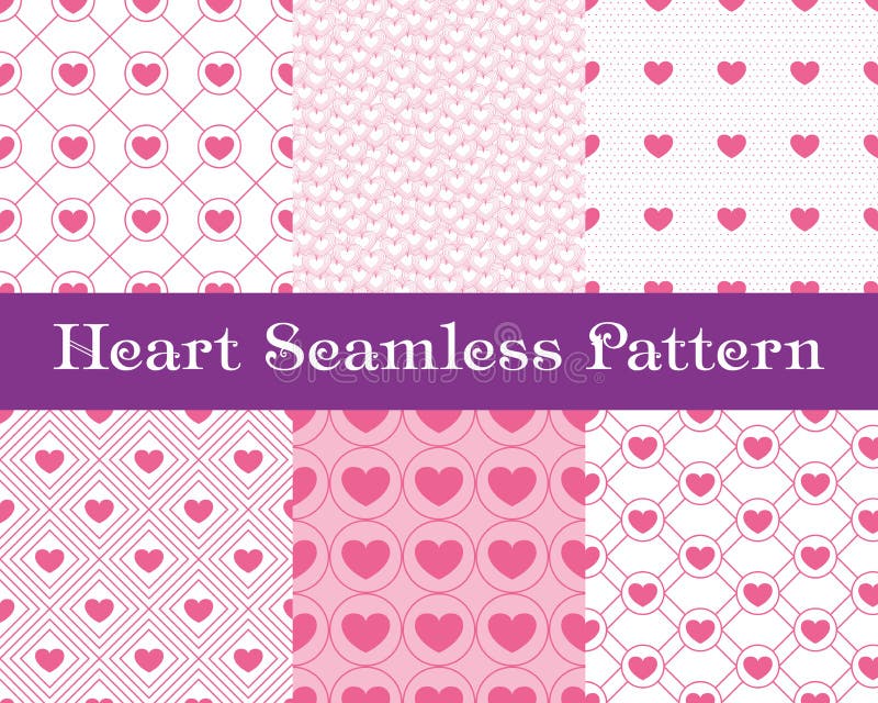hjärta mönsan seamless Rosa färg Ändlös belägga med tegel textur för utskrift på tyg- och pappers- eller restbokning valentin royaltyfri illustrationer hjärta mönsan seamless Rosa färg Ändlös belägga med tegel textur för utskrift på tyg- och pappers- eller restbokning valentin royaltyfri illustrationer