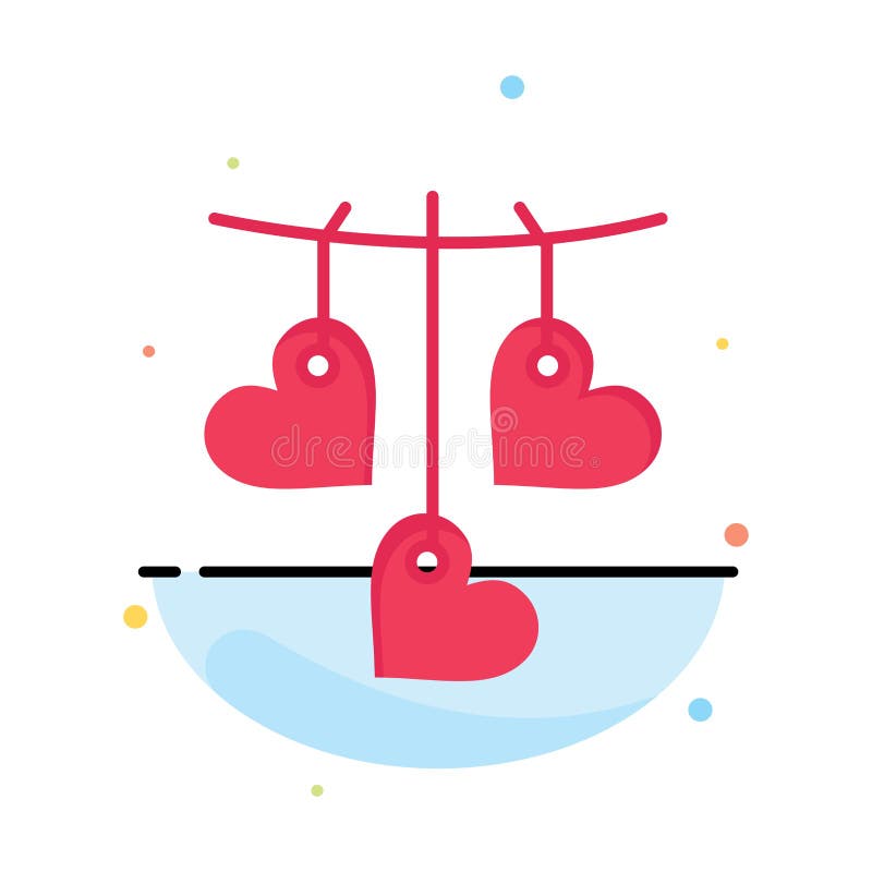 Hjärta valentin, förälskelse, hängande affär Logo Template plan f?rg stock illustrationer Hjärta valentin, förälskelse, hängande affär Logo Template plan f?rg stock illustrationer