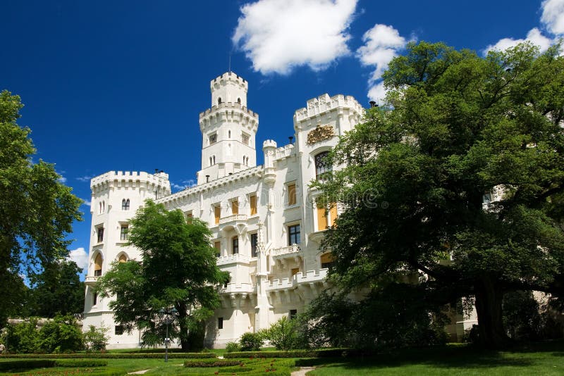 Hluboka nad Vltavou neogothic castle