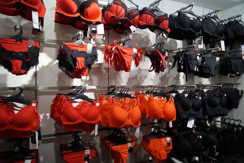 HM underwear shop editorial stock Image of