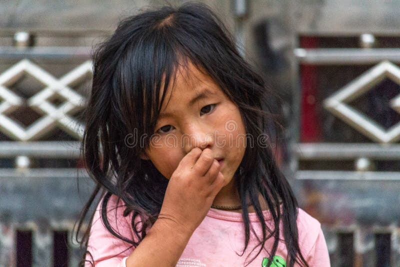 Hmong etnhic minoritetflicka Vietnam royaltyfri foto Hmong etnhic minoritetflicka Vietnam royaltyfri foto