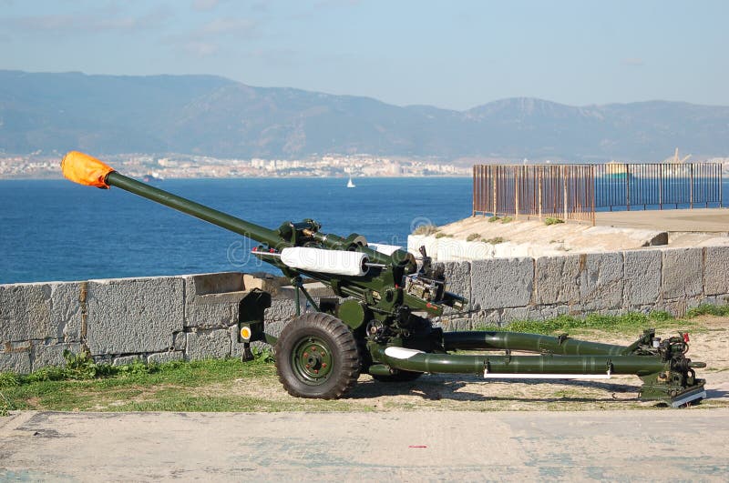 Gibraltar Gun stock image. Image of 29th, point, maritime 63669955