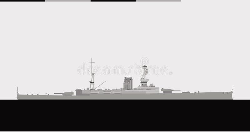 Hms valiente. crucero de batalla de royal navy. libre illustration