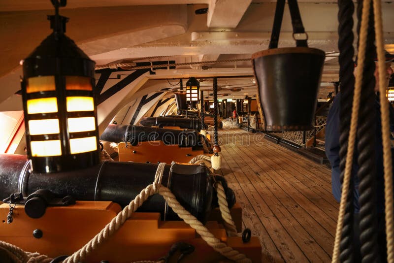 HMS Victory Famous warship involved in the battle of Trafalgar captained by Admiral Lord Nelson in 1765