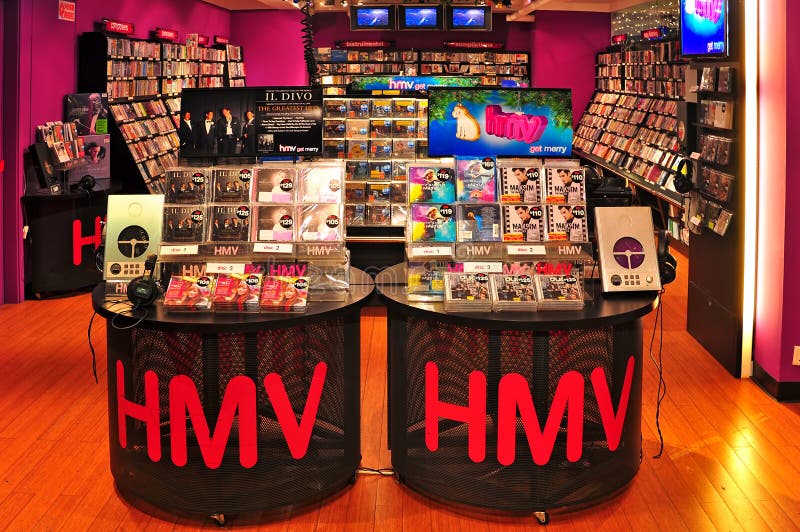 Hmv outlet, hong kong editorial stock photo. Image of music 28142413