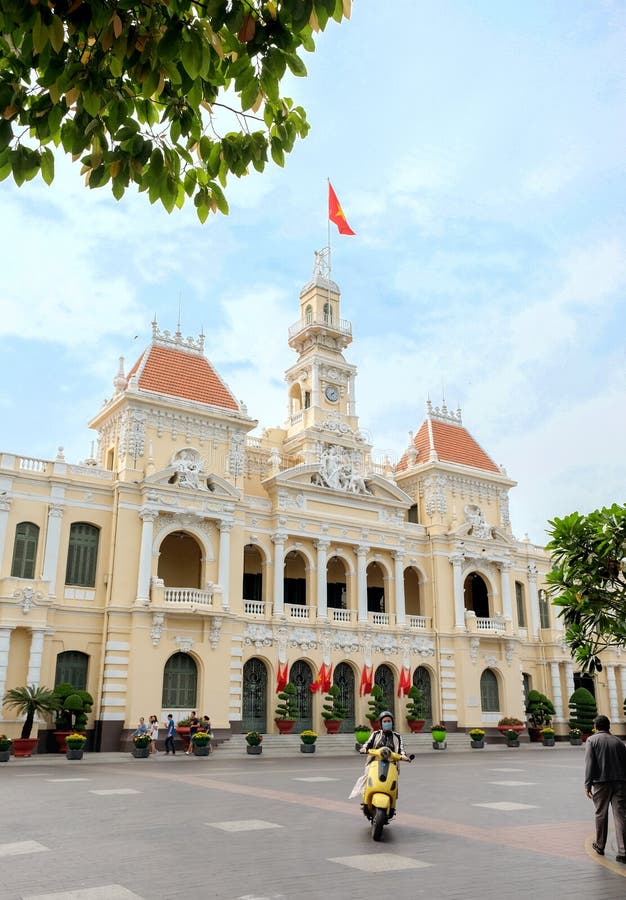 Ho Chi Ho Chi Minh City Hall stock photos Ho Chi Ho Chi Minh City Hall stock photos