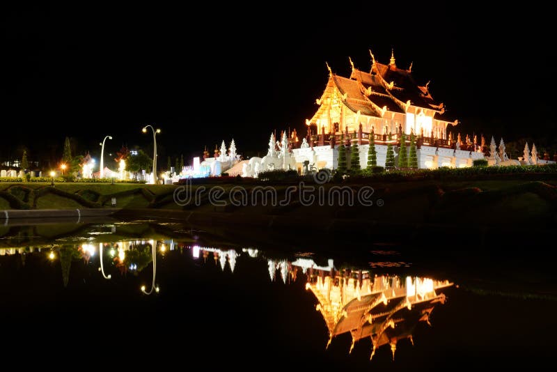 Ho Kham Luang na flora real, Chiangmai, Tailândia fotos de stock