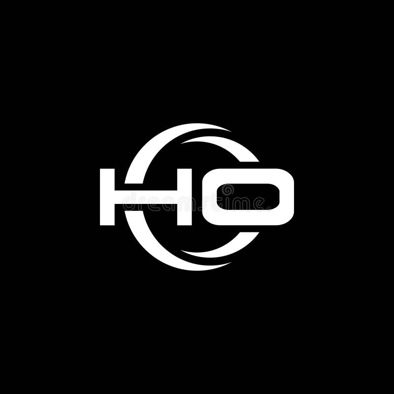 HO Logo Monogram Design Template Stock Vector - Illustration of ...