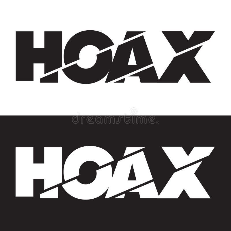 Hoax royalty free illustration Hoax royalty free illustration