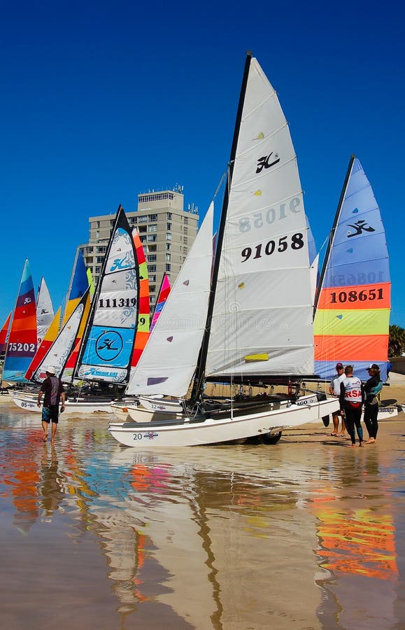 Hobie 16 SAS medborgare Port Elizabeth royaltyfri foto