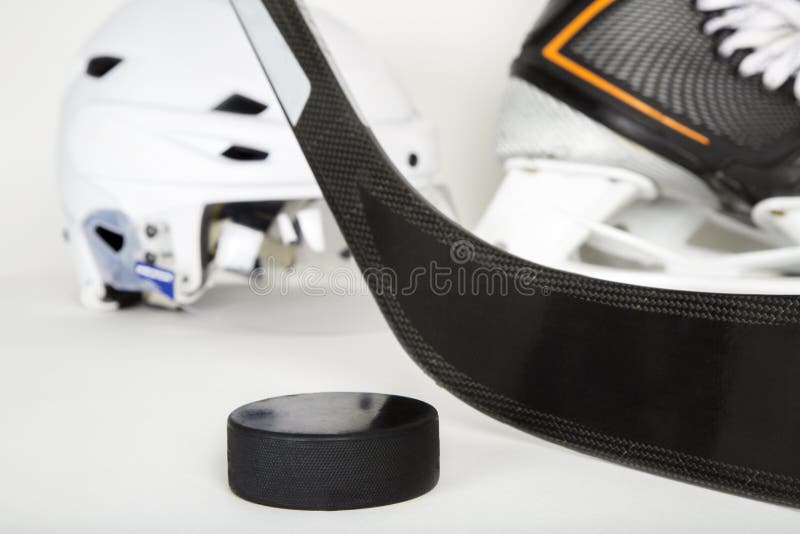 Ice Hockey Goalie Posing In Full Gear Stock Photo - Download Image