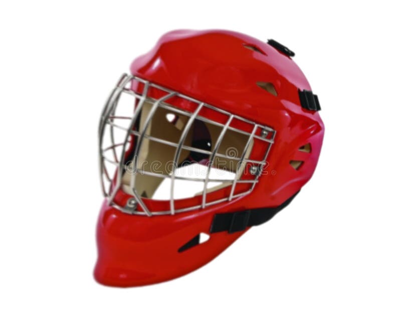 Ice Hockey Goalie Mask Sticks and Puck Stock Vector Illustration of