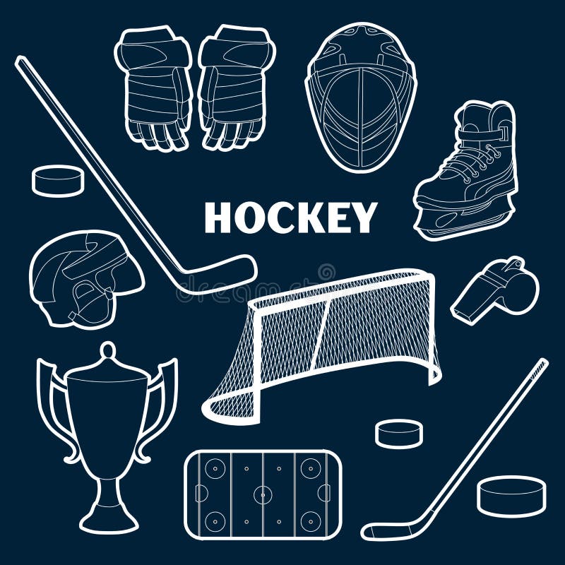 Ice Hockey Skates stock vector. Illustration of isolated 11070446