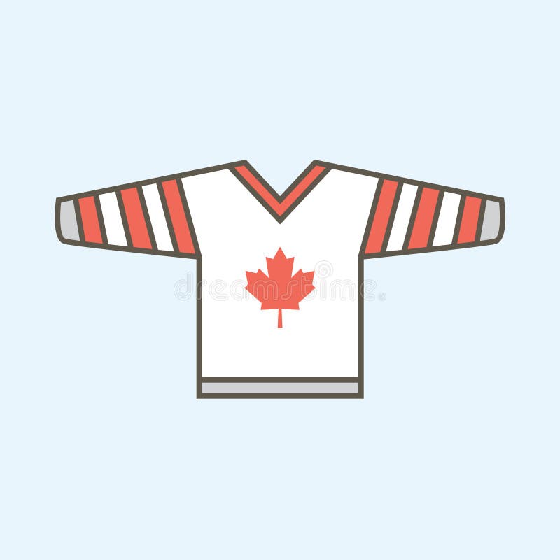 Hockey Jersey. Vector Illustration Decorative Design Stock Vector