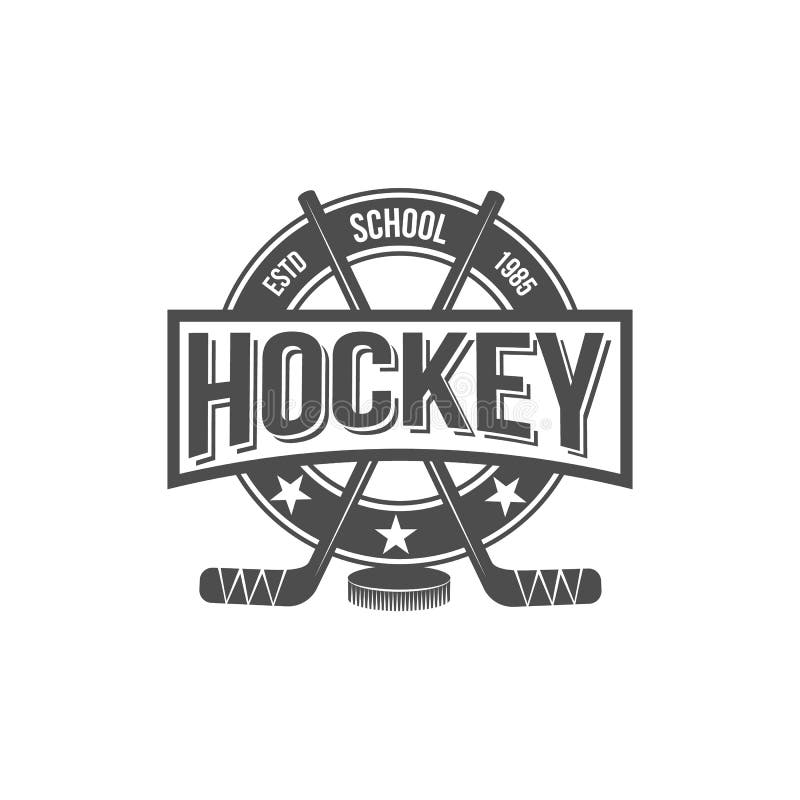 Hockey Logo Badge Design Elements Stock Vector Illustration of hockey