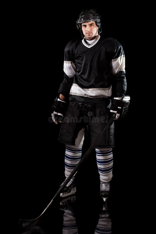 Hockey Player stock photo. Image of uniform, sport, gear 18280086
