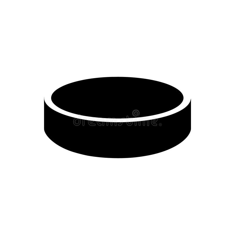 Hockey Puck Icon stock vector. Illustration of sport 296706910