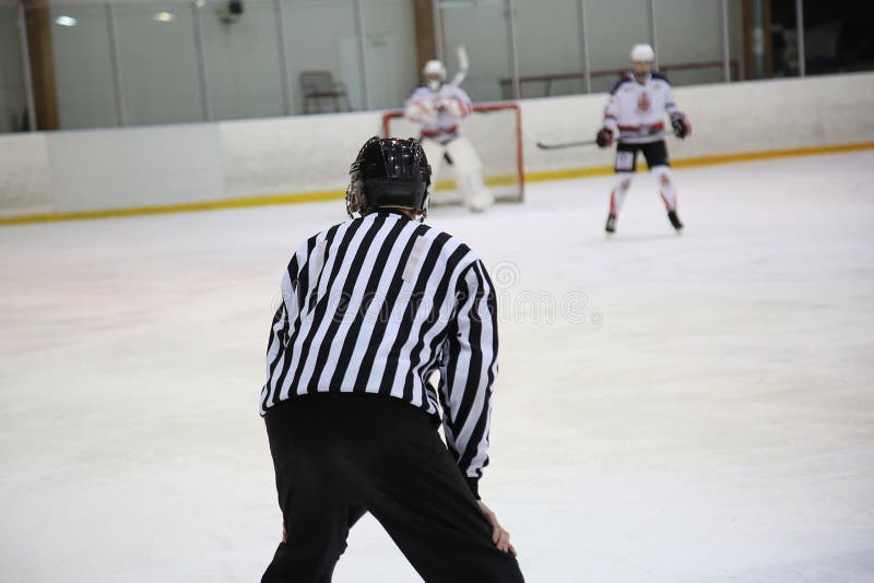 Ice Hockey Referee editorial image. Image of forward 60117885
