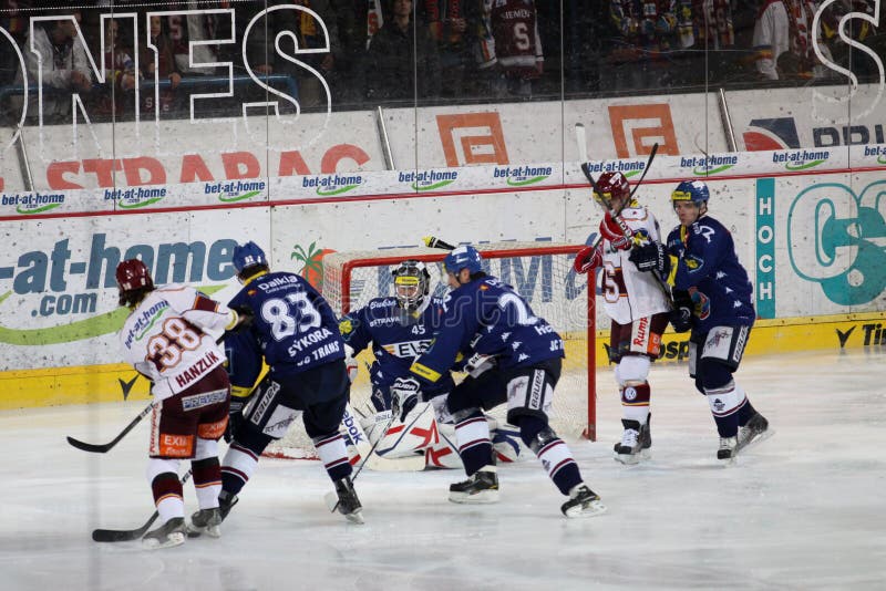 Ice Hockey HC Sparta Prague HC Vitkovice Editorial Stock Image